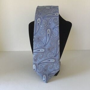 croft & barrow blue paisley tie